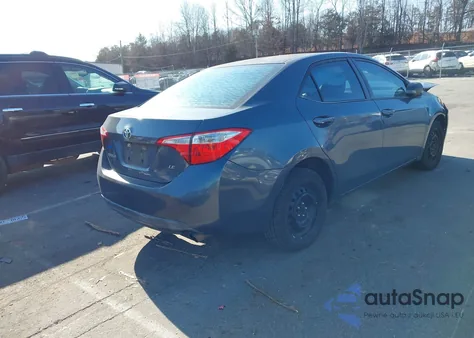 2014 Toyota Corolla Le z USA, uszkodzony, nr VIN 5YFBURHE2EP138041